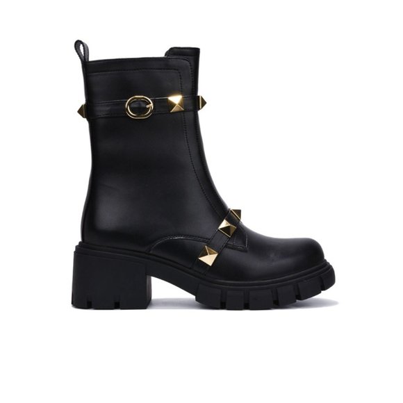 Cape Robbin | Yuri Lug Sole Moto Boots - Picture 4 of 13